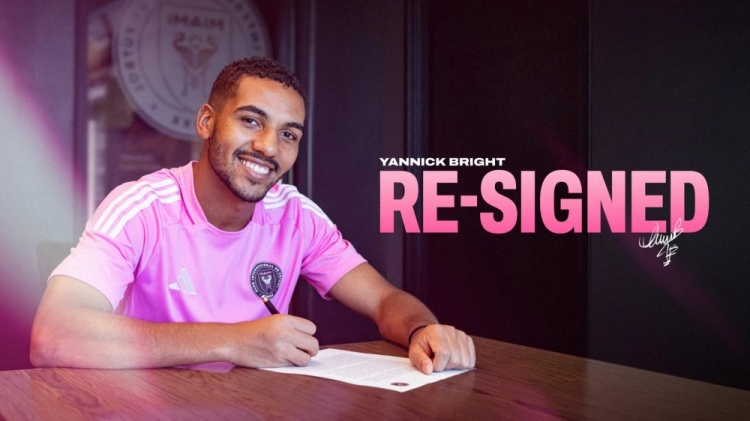 官方:迈阿密国际同24岁意大利中场杨尼克-布莱特续约至2028年